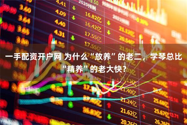 一手配资开户网 为什么“放养”的老二，学琴总比“精养”的老大快？